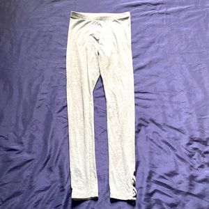 Girls grey leggings XL
